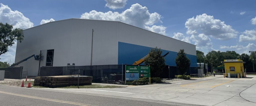 LEGOLAND Florida Indoor Roller Coaster Construction