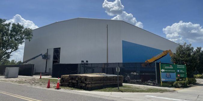 LEGOLAND Florida Indoor Roller Coaster Construction