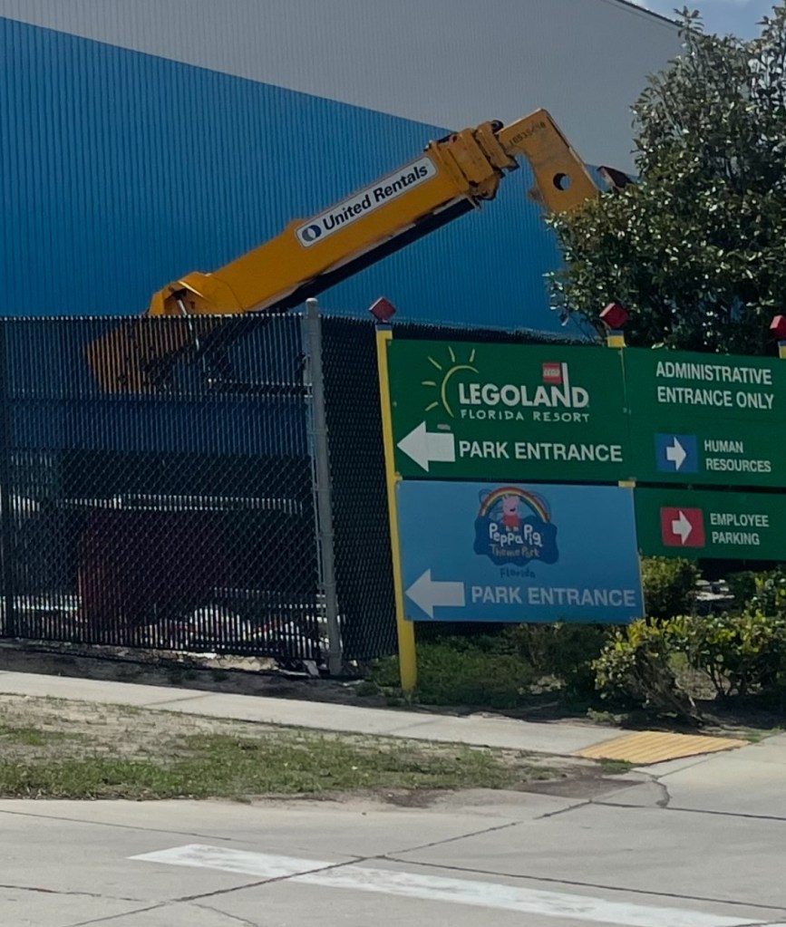LEGOLAND Florida Indoor Roller Coaster Construction