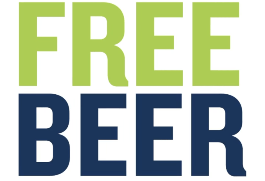 Free Beer sign