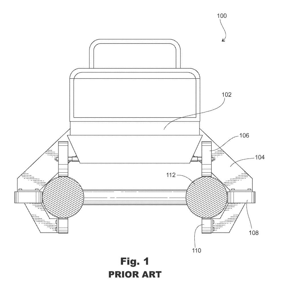 Roller coaster train patent image