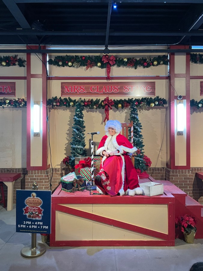 Mrs. Claus at Six Flags Over Georgia Holiday in the Park