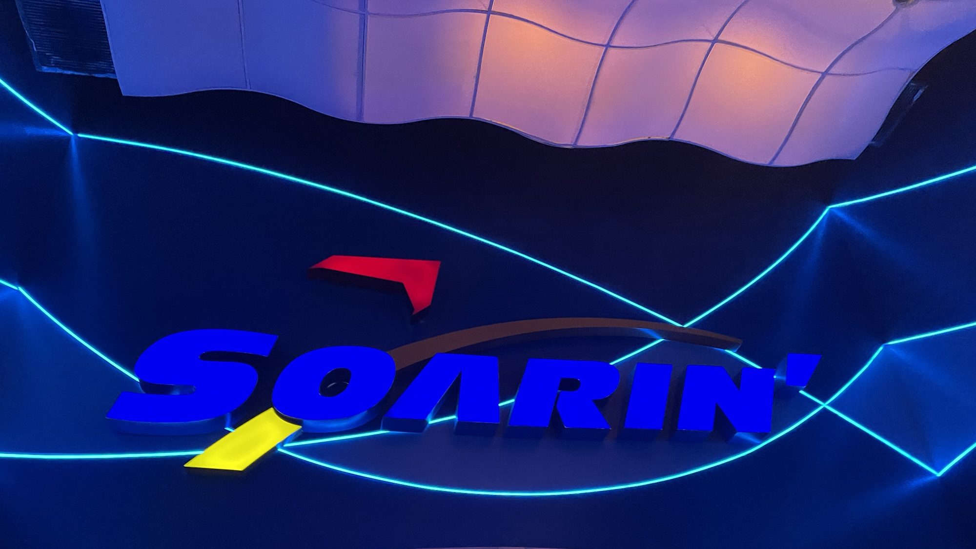 Soarin' sign Logo at EPCOT at Disney World