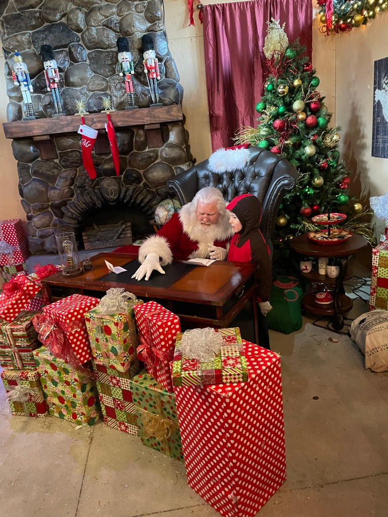 Santa at Six Flags Over Georgia Holiday in the Park