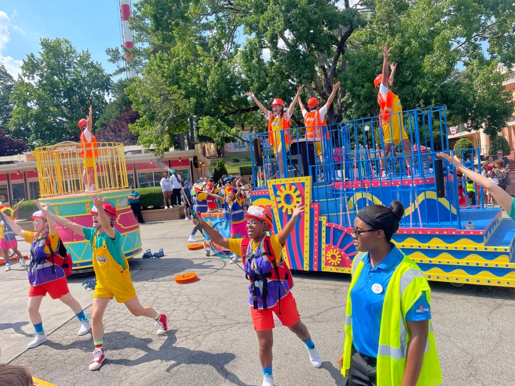 The Splash Water Parade at Six Flags Over Georgia