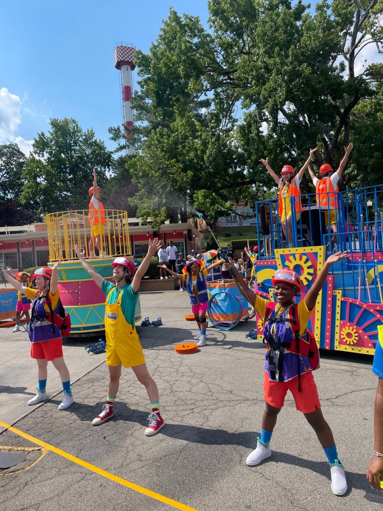 The Splash Water Parade at Six Flags Over Georgia
