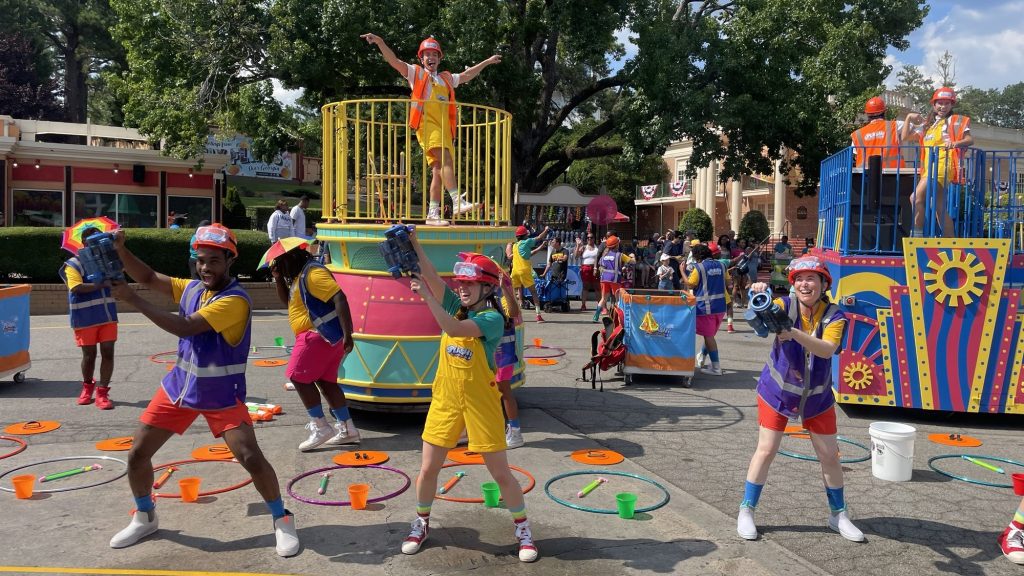 The Splash Water Parade at Six Flags Over Georgia