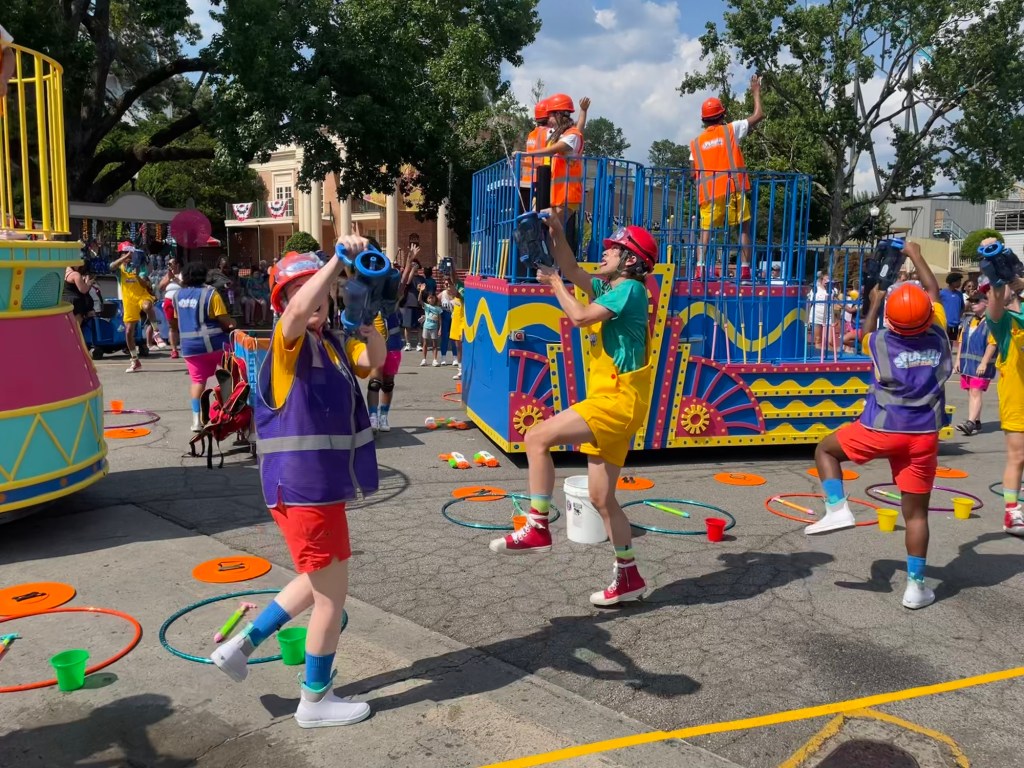 The Splash Water Parade at Six Flags Over Georgia