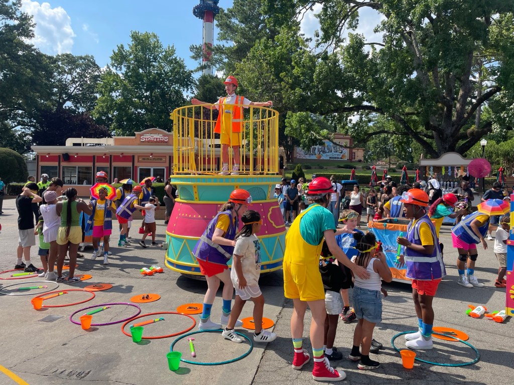 The Splash Water Parade at Six Flags Over Georgia