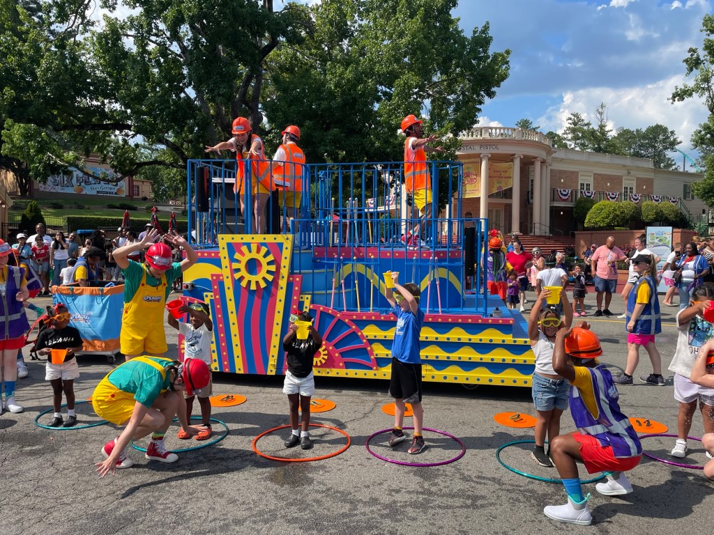 The Splash Water Parade at Six Flags Over Georgia