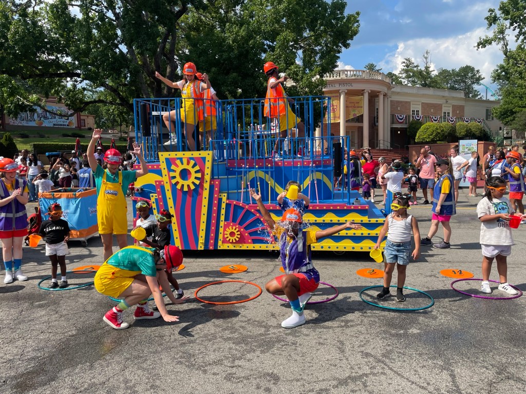 The Splash Water Parade at Six Flags Over Georgia