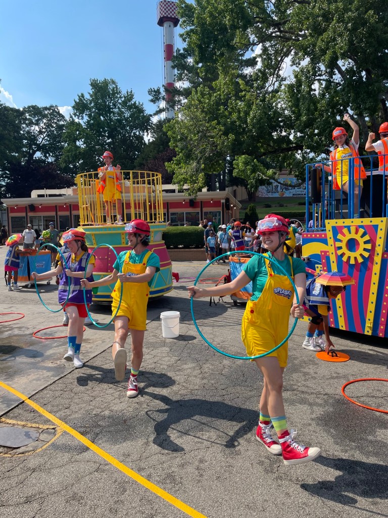 The Splash Water Parade at Six Flags Over Georgia