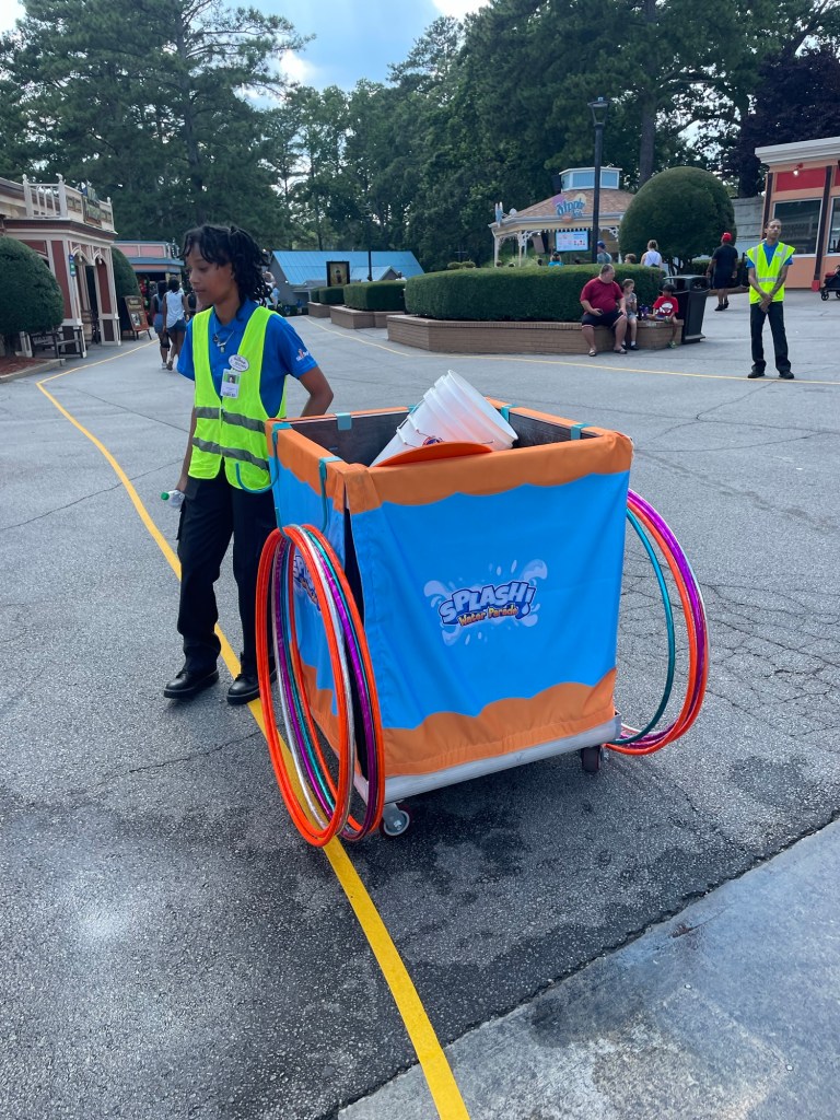 The Splash Water Parade at Six Flags Over Georgia