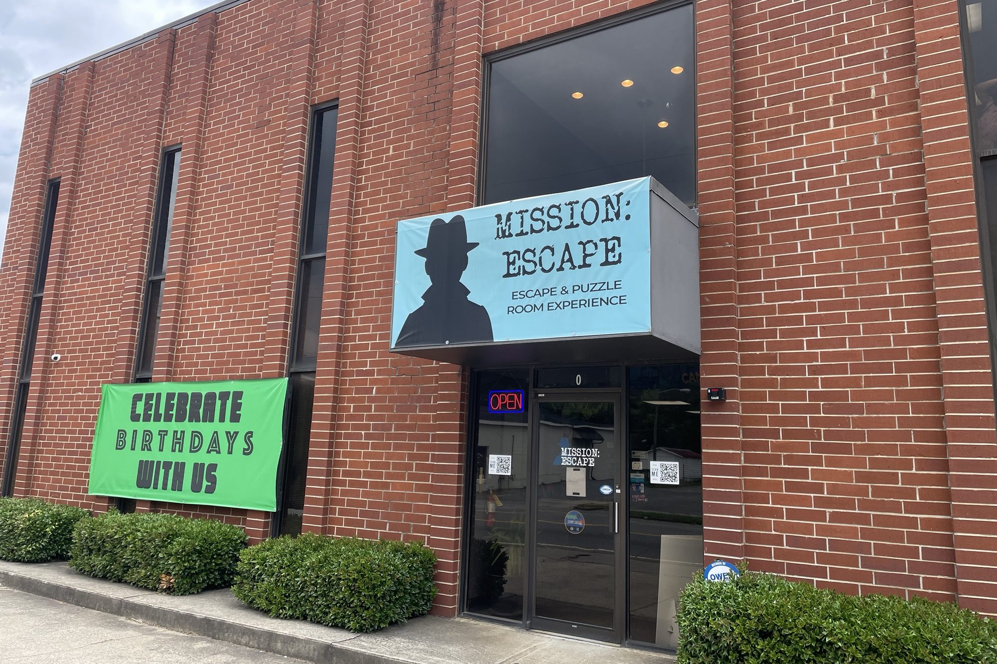 MISSION: ESCAPE Cartersville front enytance