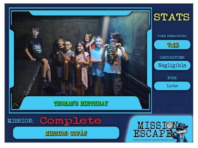 MISSION: Copán completion certificate