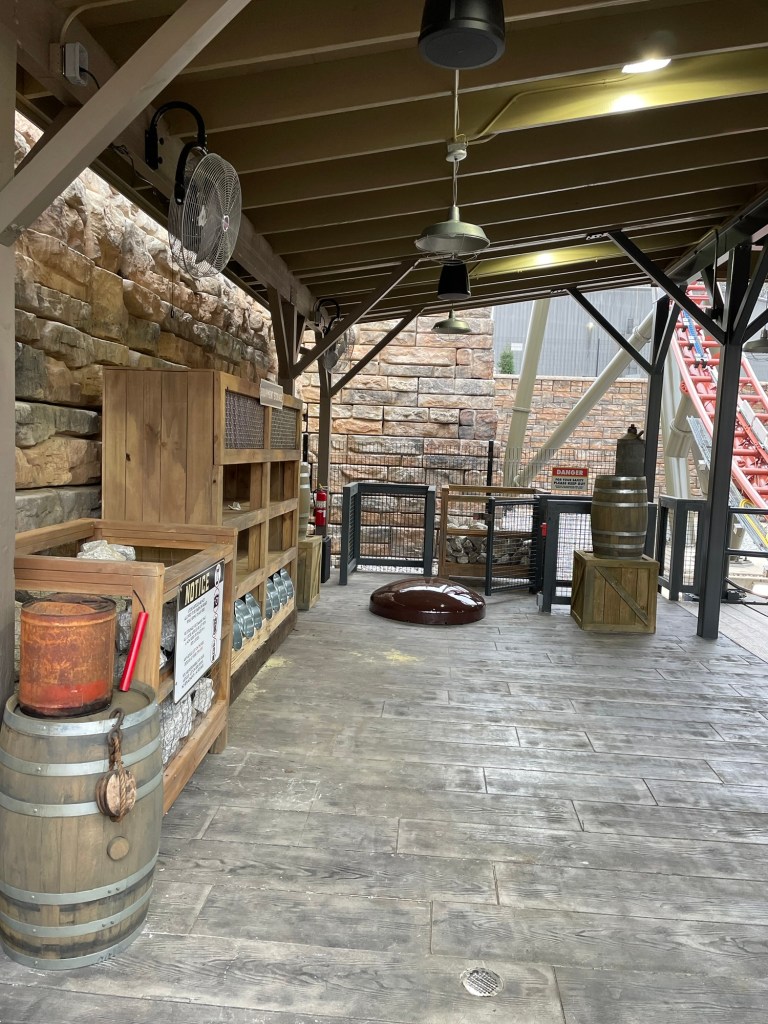 Georgia Gold Rusher at Six Flags Over Georgia station