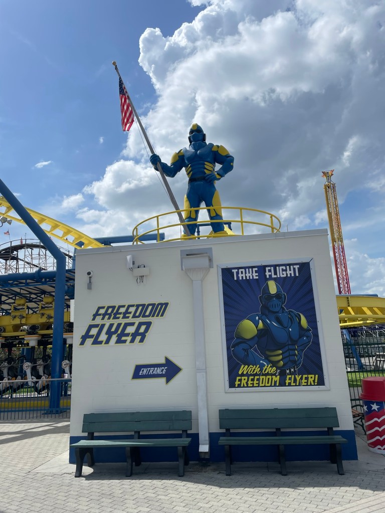 Freedom Flyer roller coaster at Fun Spot Orlando