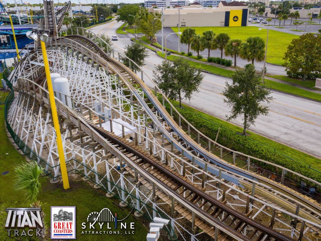White Lightning Titan Track at Fun Spot Orlando