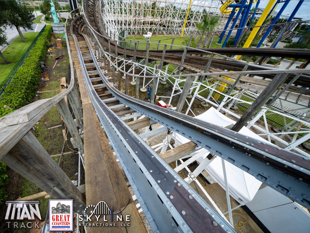 White Lightning Titan Track at Fun Spot Orlando