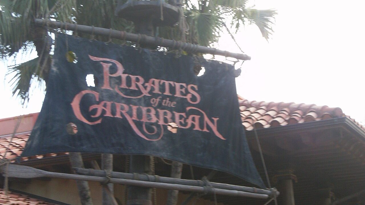 Pirates of the Caribbean sign