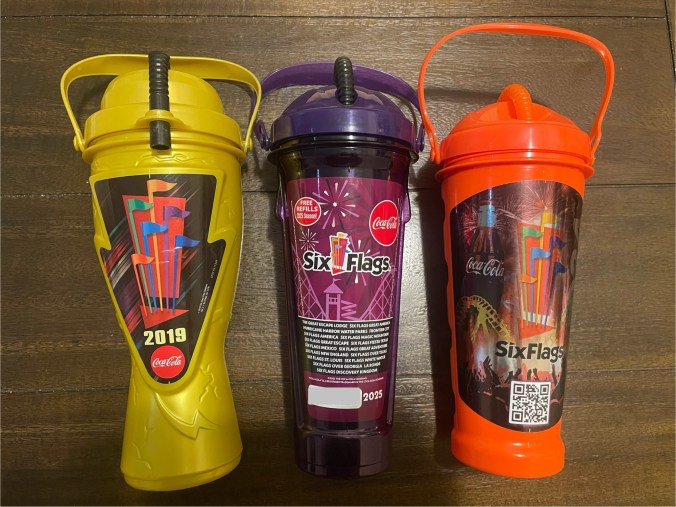 Six flags refillable bottles