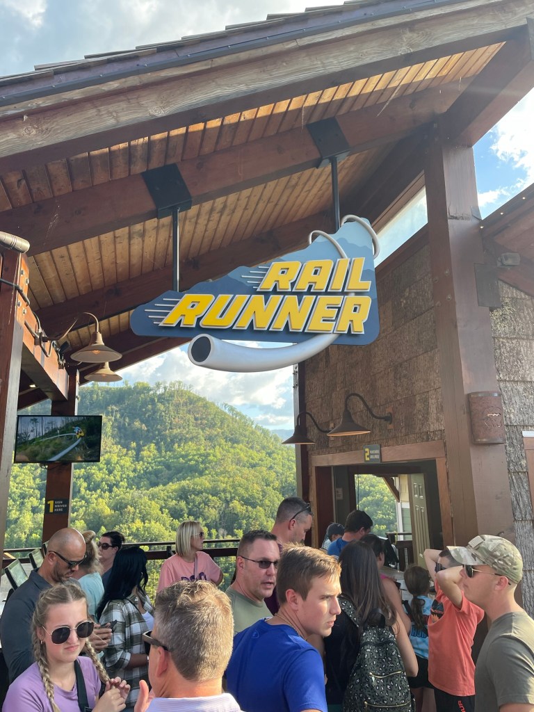 Rail Runner Mountain Coaster at Anakeesta sign