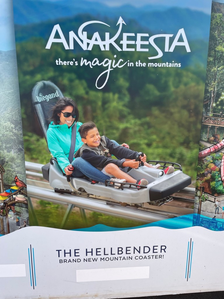 Hellbender Mountain Coaster poster Anakeesta