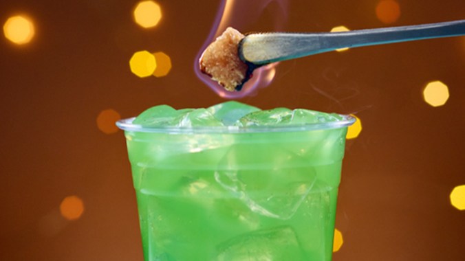 Meteor Strike cocktail at Bar Zenith at Epic Universe