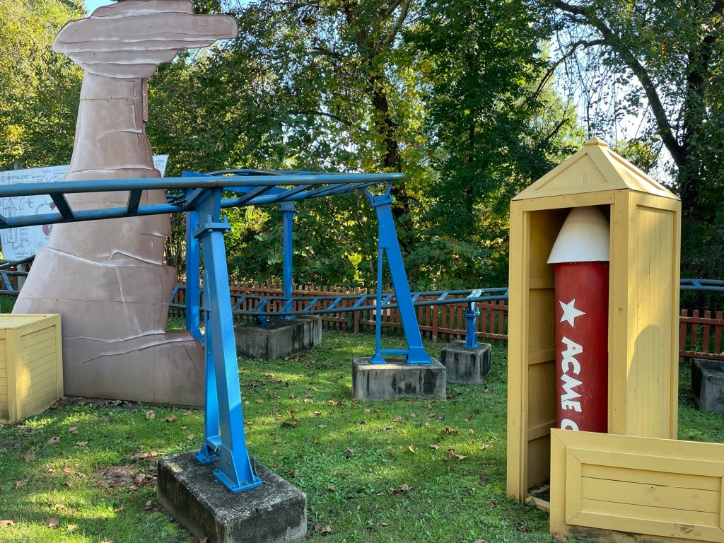 Great Chase roller coaster at Six Flags America