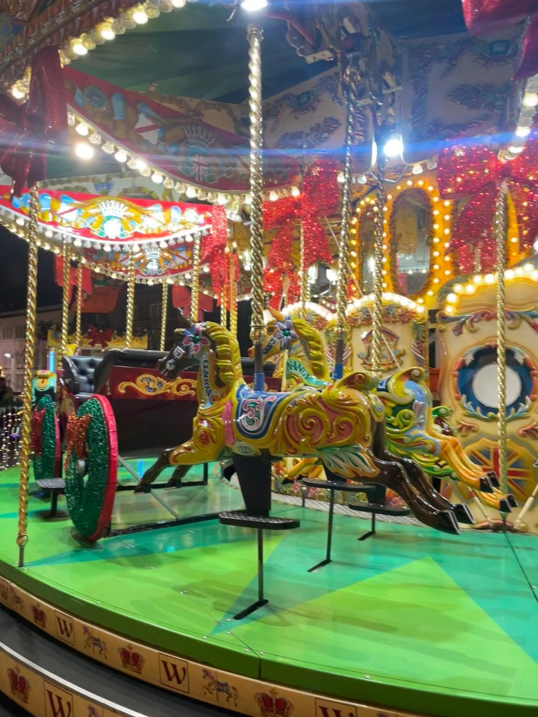 Carousel at the Birmingham Christmas Market