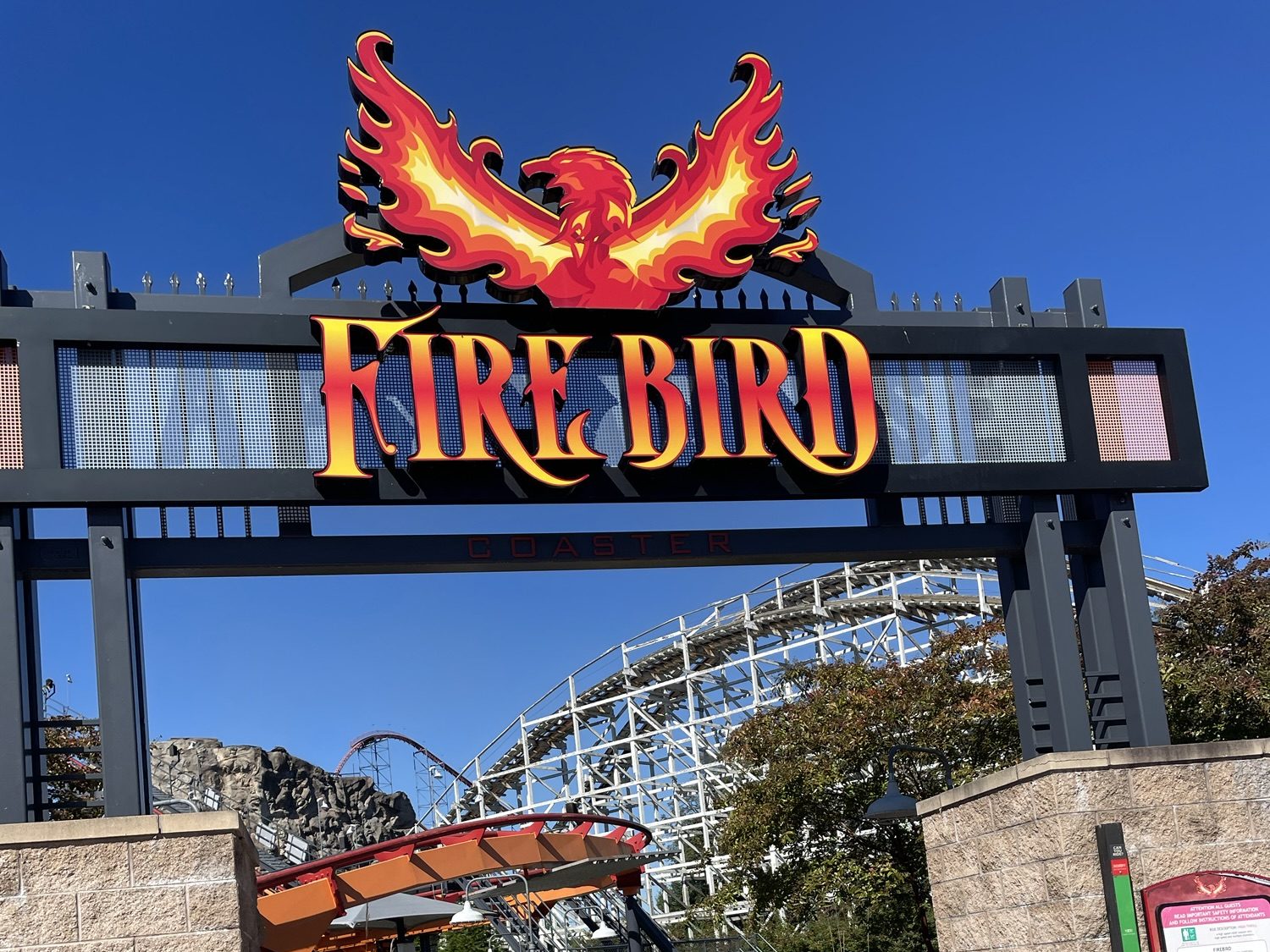 Firebird Sign at Six Flags America