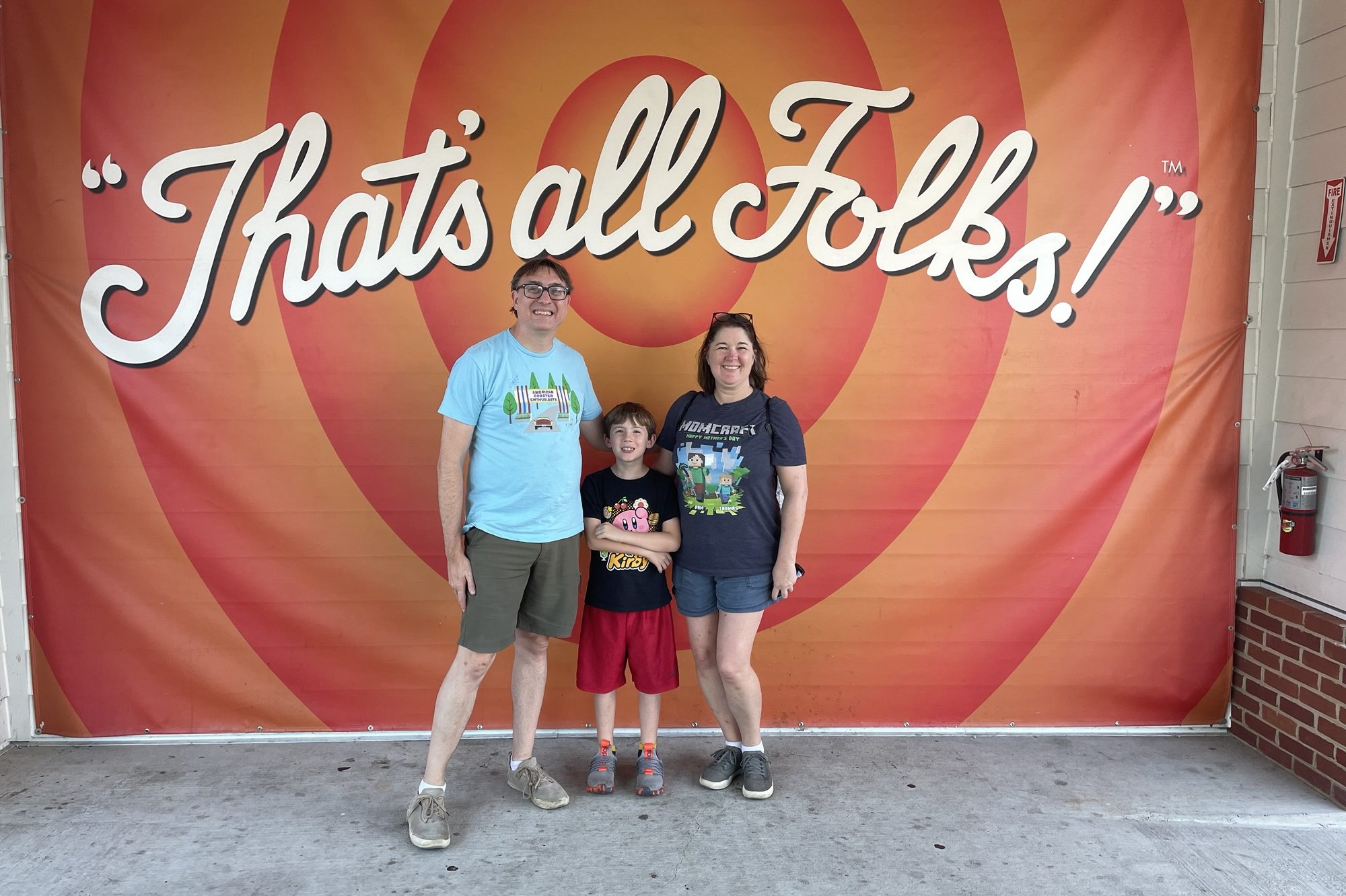 Exit "That's all Folks!" at Six Flags America