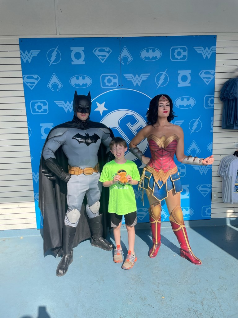 DC Characters at Six Flags Fiesta Texas
