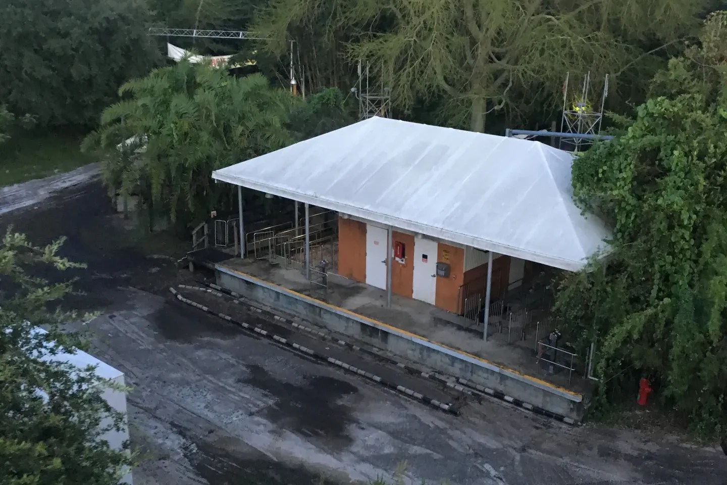 Rhino Rally Station at Busch Gardens