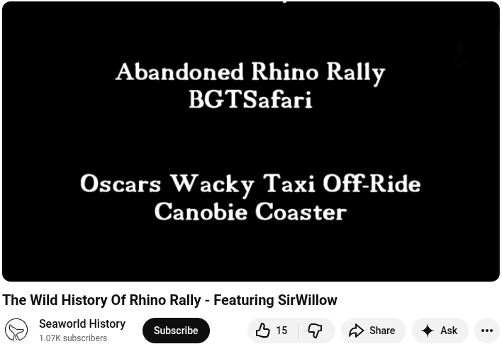 BGT Safari thank you on documentary credits