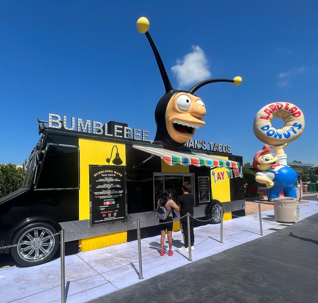 Simpsons area at Universal Studios Florida