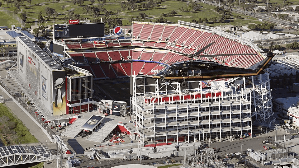Levi's Stadium in February 2016 prior to Super Bowl 50