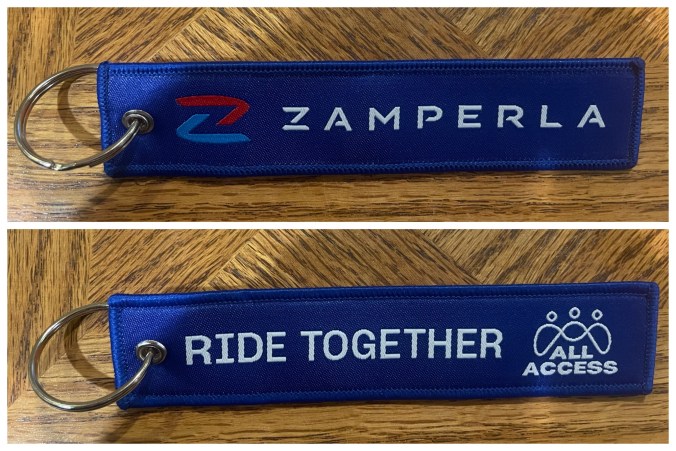 Zamperla key chain