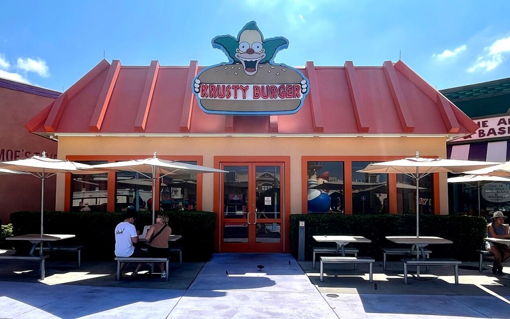 Simpsons area at Universal Studios Florida