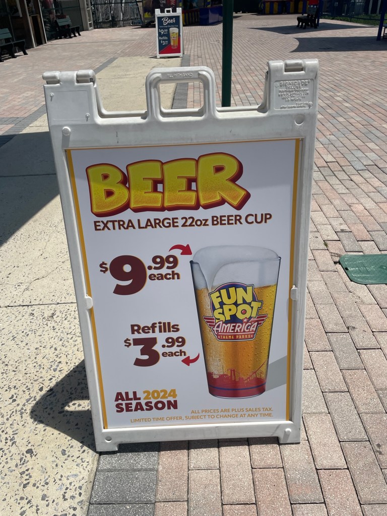 Beer sign at Fun Spot  Kissimmee