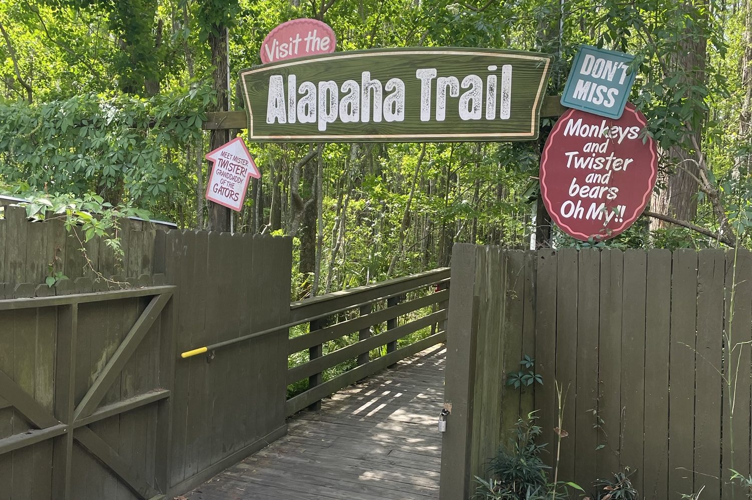 Large Section of Alapaha Trail at Wild Adventures Reopens | BGT Safari