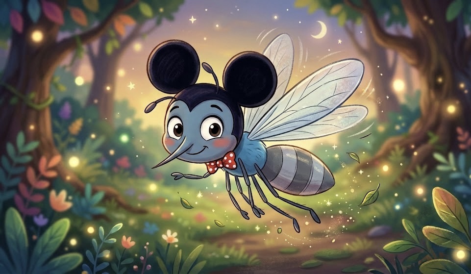 Mosquito with mouse ears