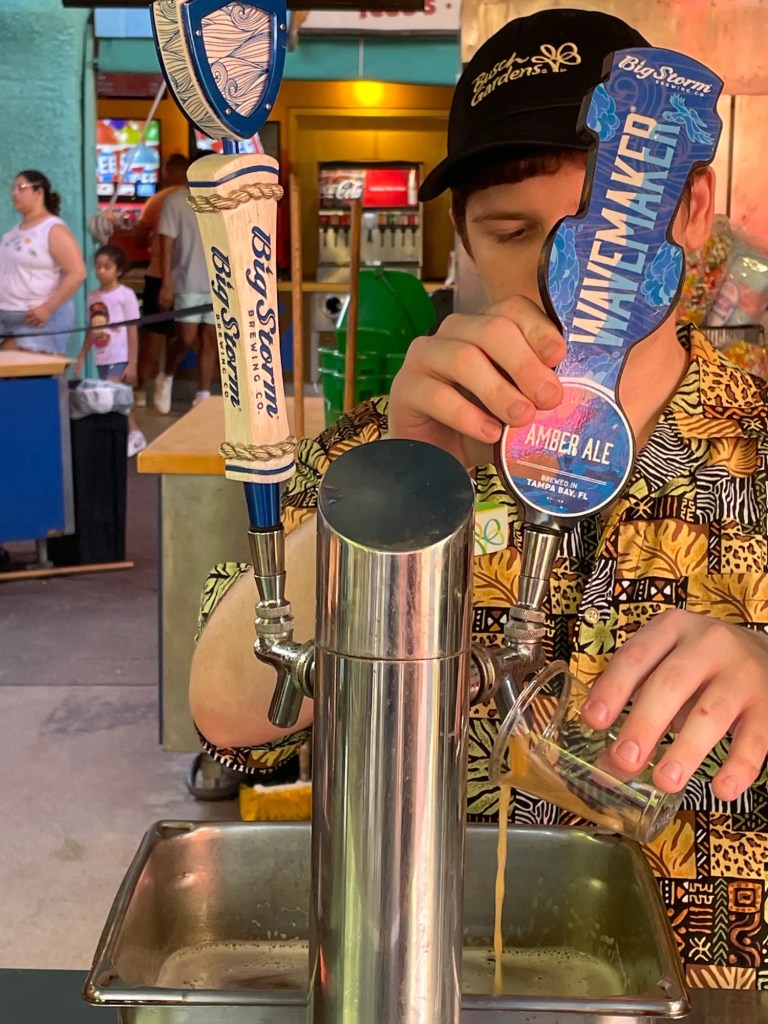 Beer at Busch Gardens