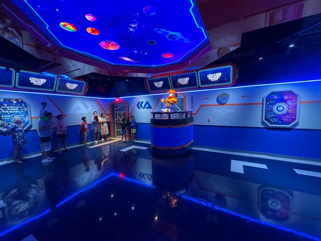 Galacticoaster pre-show with Biff Dipper