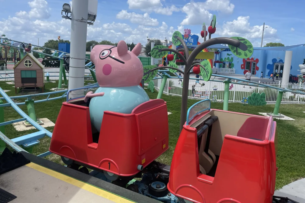Daddy Pig's Roller Coaster at Peppa Pag Theme Park