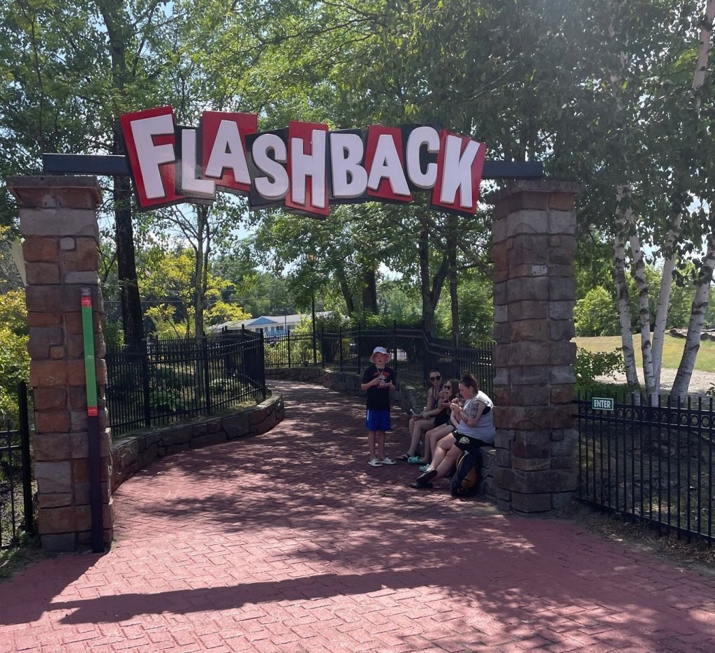 Flashback at Great Escape Entrance