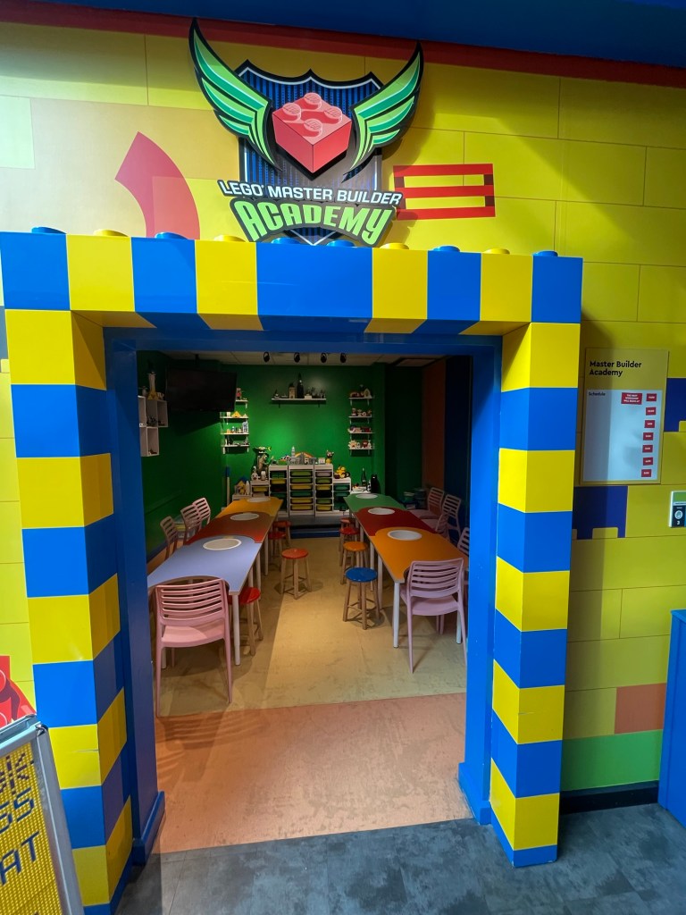 LEGO Master Builder room at LEGO Discovery Center Atlanta