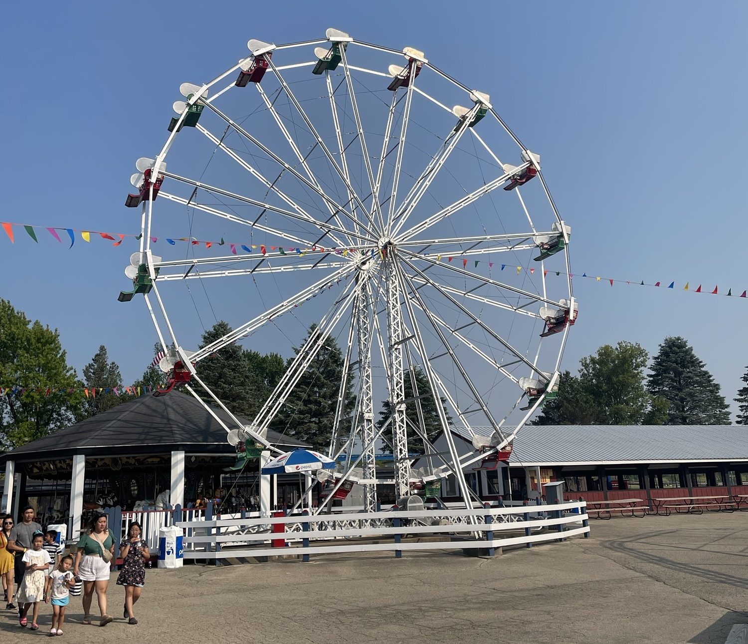 Ferris wheel at Little Amerricka