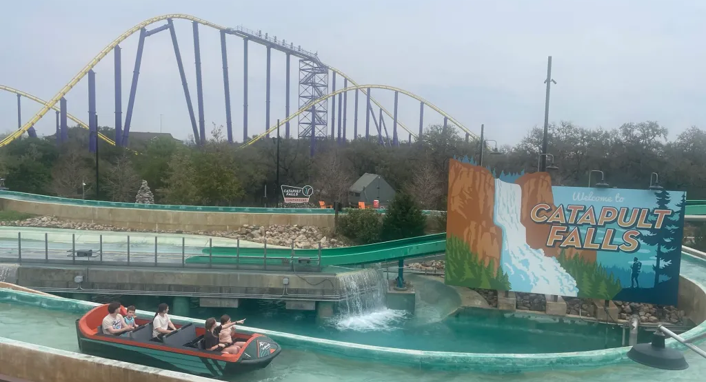 Catapult Falls at SeaWorld San Antonio